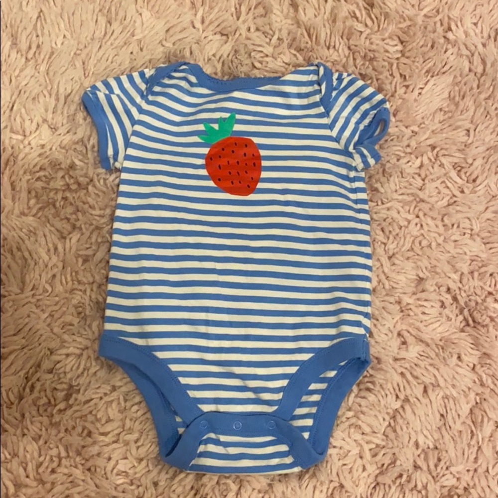 Baby gap strawberry onesie